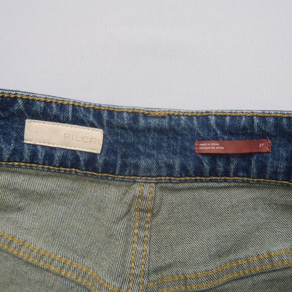 Anthropologie Pilcro Borrowed Boyfriend Patchwork Jeans Size 27 - Picture 6 of 12